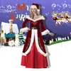 M-6XL Tallas Grandes Disfraz Navideño de Pareja Hombres y Mujeres Disfraz de Papá Noel Disfraz Navideño Estampado Venta al por Mayor
