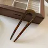 Grampo de Cabelo Acetato em Forma de U Venda Quente Transfronteiriça Acessório de Cabelo Grampo para Coque Estilo Europeu e Americano Processamento de Grampo de Cabelo