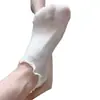 Calcetines Invisible con Borde Fruncido para Mujer, de Primavera y Verano, Bajos Antideslizantes Versátiles, Calcetines Cortos de Encaje Estilo Coreano de Moda