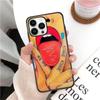 Adecuado para funda de teléfono de niña de boca grande divertida de dibujos animados para iPhone16