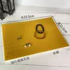 Almohadillas de Esponja para Guardar Anillos y Pendientes, Forro para Joyero, Exhibidor de Terciopelo Negro y Gris, Accesorios para Joyería DIY