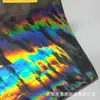 Placa de Flor Láser con Gradiente Suave Hoja de Lata Yuan Shen Animación Bidimensional Insignia Brillante Papel de Almohadilla Delgado