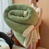 Manta Grossa de Tafetá de Inverno para Quarto, Sofá, Escritório, Sesta, Manta de Cama de Cashmere