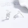Pendientes de Plata de Ley con Perla de Cola de Pez y Epoxi para Mujer Día de San Valentín Chino Moda Elegantes Pendientes de Perla de Concha Lujo Accesible Joyería para Orejas de Gama Alta