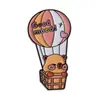Exquisita Insignia de Carpincho Estilo Caricatura para Ropa Mochila Pin Decorativo Fijo Regalo Pequeño para Estudiante