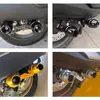 Fabricante Personalizado Atacado Bastão Anti-Queda para Motocicleta Adequado para Yamaha Honda Liga de Alumínio Tubo de Escape Bastão Anti-Queda da Roda Traseira
