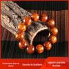 Pulseira de Contas de Buda Salgueiro Dourado para Riqueza e Prosperidade, Resina 108 Contas Imitação de Coral Negro Peça de Mão Atacado Contas de Oração
