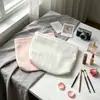 Bolsa de Maquillaje Nueva con Lazo, Simple y Fresca, Bolsa de Almacenamiento de Gran Capacidad, Neceser de Viaje al por Mayor