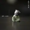 Dinastia Tang e Song Argila Roxa Pet de Chá Pequeno Monge Mini Fofo Pet de Chá Cerâmica Pequeno Buda Vaso para Suculentas Ornamento Decoração de Casa