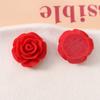 Directo de fábrica 20 mm pintura de goma esmerilada parche de rosa accesorios DIY material para carcasa de teléfono móvil venta al por mayor