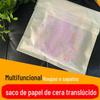 Saco de Papel de Cera Translúcido Ecológico Degradável Saco de Papel Grassin Saco de Papel de Cera de Karité Translúcido Sem Plástico