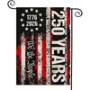 Bandeiras de Jardim para o Dia da Independência Estampa em Linho Decoração Externa para Quintal Bandeiras Pequenas Americanas Dupla Face Atacado