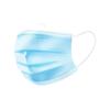 Máscaras Adulto Planas Descartáveis Masculinas e Femininas Respiráveis à Prova de Poeira Três Camadas Máscaras de Proteção Civis Estoque no Local Venda por Atacado Azul Branco Preto