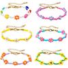 Pulsera de cuentas de colores transfronteriza creativa bohemia de playa grado tejida a mano pequeñas cuentas de flores pulsera al por mayor
