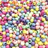 Accesorios hechos a mano con cuentas en forma de lazo de moda, mezcla multicolor, cuentas para la diversión DIY de los niños