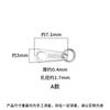 Fecho de Colar de Pérola de Prata de Lei S925 Fecho de Mola Fecho Conector Fecho de Pulseira Acessórios DIY Feitos à Mão Acessórios de Conexão