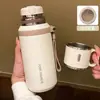 Tapa de Taza Termo de Acero Inoxidable 316 Engrosada Simple Separación de Té y Agua Taza de Agua de Gran Capacidad para Hogar y Negocio