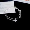 Colgante de Calabaza de Nácar con Goteo de Aceite Pulsera de Doble Capa Pulsera Estilo Palacio Retro Lujo Ligero Joyería de Alta Gama Venta al por Mayor