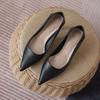 1012 Tacones Altos Blancos Nuevos para Mujer Falda Yujie Estilo Ligeramente Maduro Combinación Zapatos que No Cansan los Pies Zapatos Profesionales para el Trabajo
