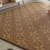 Alfombra Gruesa de Ratán Estilo Japonés para Verano, Alfombra para Sofá de Sala de Estar, Tatami, Cama Calefactora Kang, Esterilla Antideslizante