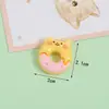 Accesorios de Resina con Temática de Comida Divertida, Accesorios Decorativos Brillantes de Rosquilla para DIY, Imanes para Refrigerador, Accesorios de Pegamento de Crema para Fundas de Teléfono