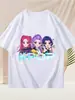 KPOP Devil Hunter Girl Group MerchZoeyMirala Manga Corta Estampada Unisex Verano Bai