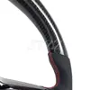 Adecuado para Volkswagen Golf MK7 GTI volante deportivo de fibra de carbono LED modificación de cuero 2015-2019
