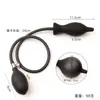 Pene Simulado de Silicona Hinchable Anal para Parejas, Expansión Anal Apasionada, Tapón Anal, Productos Sexuales para Adultos