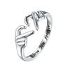 Anillo Caliente Romántico Mano a Corazón AliExpress Moda Europea y Americana Amor Abrazo Mano Anillo de Pareja para Novia