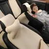 Cojín Personalizado de Terciopelo de Zorro Plateado Cálido de Invierno Cojín Múltiple para Coche Cubierta de Asiento de Furgoneta Suministros Creativos para Coche