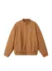 Chaqueta de pana bordada de la marca Rumei para hombre y mujer, estilo americano Harrington para primavera y otoño, abrigo holgado con cuello alto, moderno