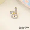 Gran Venta de Liquidación Broche de Dibujos Animados Sanrio Ballena Estrella de Mar Vida Marina Lindo Peluche Pin Decoración