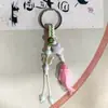 Llavero de Cerámica Jingdezhen con Forma de Calabaza Pequeño Fresco Cultural y Creativo Nicho Colgante de Bolso Mariposa Puesto de Joyería Fabricante Suministro