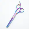 Tijeras de peluquería, Tijeras para cortar el pelo, Juego de tijeras de alta gama con forma de mano de 6 pulgadas, Tijeras profesionales de adelgazamiento de cinco capas, Tijeras para flequillo