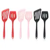 Utensilios de cocina de silicona espátula de silicona espátula espátula oblicua dos piezas sartén antiadherente espátula para freír espátula para bistec frito pescado frito