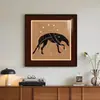 Pintura Decorativa Retro Francesa Yinghao, Arte de Pared Estilo Medieval, Arte de Nicho Maillard para Decoración de Pared de Restaurante y Sala de Estar
