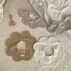 Toalha de Saliva para Bebê Algodão Puro Waffle Coreano Absorvente Babador Grosso Outono e Inverno para Bebê Babador Pétala Macio