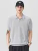 Maple House Ropa para Hombre / Camiseta de Manga Corta Estilo Old Money Suéter de Punto Holgado con Cuello para Hombre Camiseta Trendy Retro Japonesa