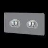 Hebilla de Garra Adhesiva Transparente Sin Rastro Parche Adhesivo Fuerte Gancho de Parche Sin Rastro Caja de Almacenamiento para Trípode Baño Accesorios Montados en Pared