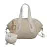 Bolsa pequena de cor contrastante simples feminina 2024 nova bolsa de mão balde design de nicho ocidental de alta qualidade bolsa crossbody all-match