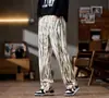 Jeans para Hombre de Estilo Americano Tie-Dye Denim Modernos Holgados de Pierna Recta Geniales Versátiles 2025 Nuevo Estilo con Efecto de Caída Pantalones Casuales para Hombre