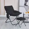 Sofá Perezoso para Uso en Casa, Sillón Reclinable Plegable Tatami de Dormitorio, Silla para Siesta para Oficina, Dormitorio Estudiantil, Silla de Computadora con Respaldo