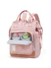 Bolsa de Mamá Oso Lindo Pequeño Doble Hombro Gran Capacidad Bolsa para Mamá y Bebé Mochila de Viaje Impermeable de Nylon Ligera Bolsa de Mano para Mamá