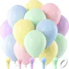 Globos de Látex Espesos de 12 Pulgadas, 2.8g, Paquete de 50, con Cinta, Globos Decorativos de Color Sólido para Montaje de Escena de Evento