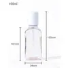 Botella de spray para tónico cosmético (100/120/150 ml), loción esencial, subbotella, botella de spray hidratante PETG