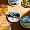 Posavasos, Manteles Individuales, Salvamanteles para Ollas, Cumpleaños, Empresa, Regalos del Festival de Medio Otoño, Regalos Creativos, Graduación, Práctico, Patrón de Logo Personalizado
