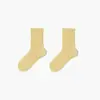 Calcetines de Algodón para Mujer, de Media Pantorrilla, para Primavera, Otoño y Todas las Estaciones, Antibacterianos, a Prueba de Olores, Previenen el Pie de Atleta, Negros y Blancos, Sin Costuras, Calcetines Altos hasta la Rodilla para Mujer