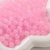 Jelly de vidro cor sólida imitação de jade contas soltas DIY colar pulseira feito à mão contas acessórios de joias atacado