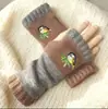 Otoño e Invierno Transfronterizo Amazon Más Vendido Moda Cálido Patchwork Bordado Guantes de Ultramar Guantes para Adultos Guantes Extranjeros