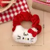 Tengyi Original Boneca de Pelúcia Pet Fofa Scrunchie Prendedor de Rabo de Cavalo para Meninas Acessório de Cabelo Estudante